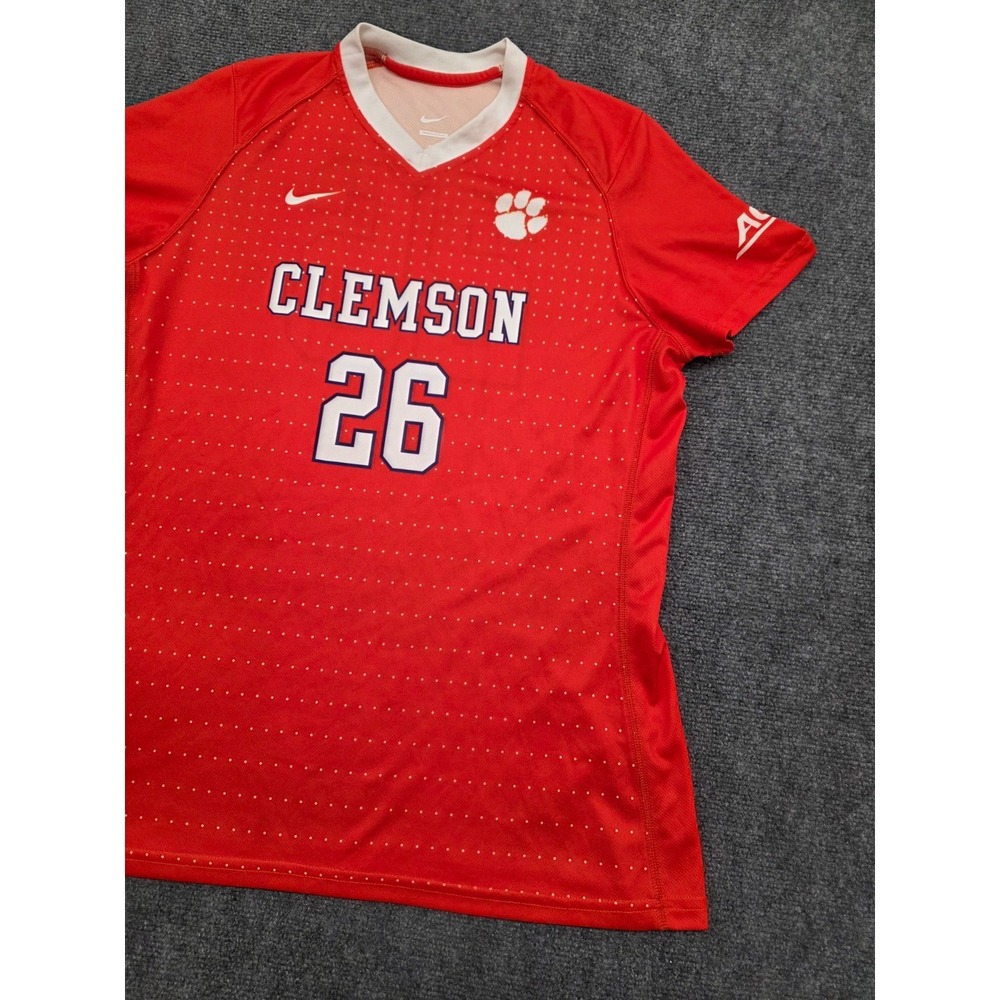 Clemson Tigers Soccer Jersey Womens XL #26 Nike Team‎ Issue Game Used Shirt NCAA
